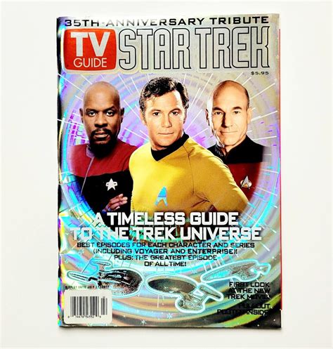 tv guide star trek 35th anniversary magazine issue kirk picard sisko 2002 nm m science fiction
