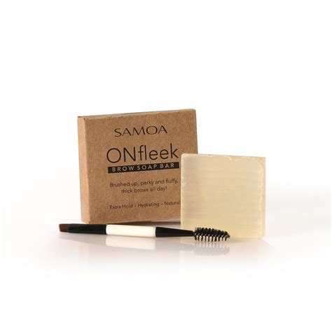 Get the look with the products below SAMOA ONFLEEK BROW SOAP BAR - CLEAR SOAP WITH DOUBLE ENDED ...
