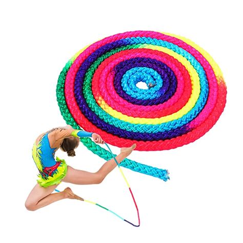 Gymnastics Arts Rope Jumping Rope Exercise Fitness Rainbow Color Sports