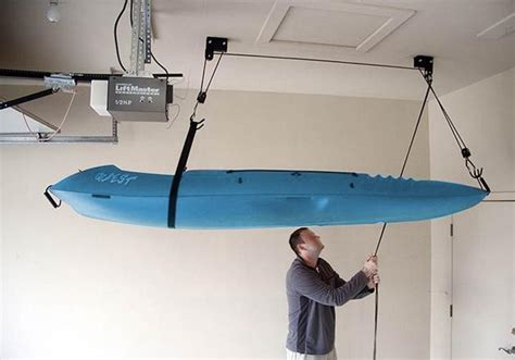 Maybe you would like to learn more about one of these? Kayak hoist ceiling rack garage storage holds 65kg brand ...
