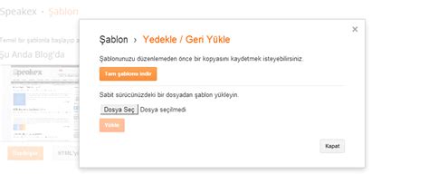 Blogger Tema Nasıl Yüklenir ~ Gezginweb Teknoloji Rehberi