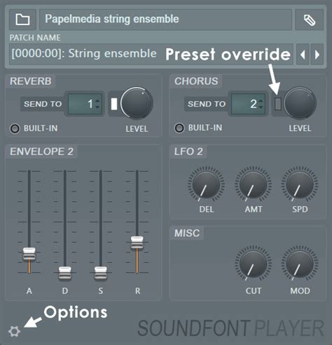 SoundFont Player Instrument