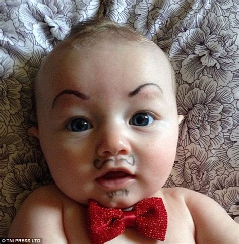 Parents Draw Eyebrows On Their Babies In Viral Photos