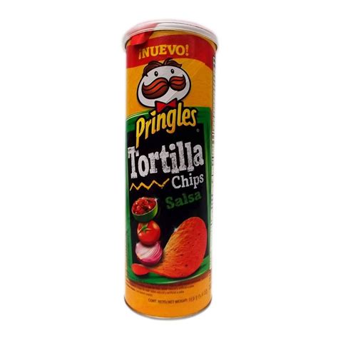 Papas Pringles Tortilla Chips Sabor Salsa 159 G Walmart
