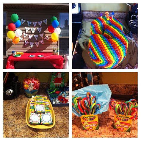 Discover the best brands at blick. Crayola Birthday Party | Boy birthday parties, 4th ...