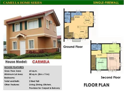 Camella Homes Carmela Floor Plan Floorplans Click