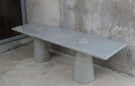 James De Wulf Concrete Locking Bench 60 For Sale At 1stdibs