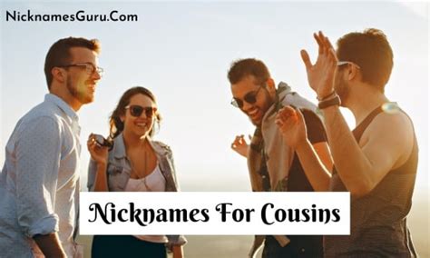 240 Nicknames For Cousins