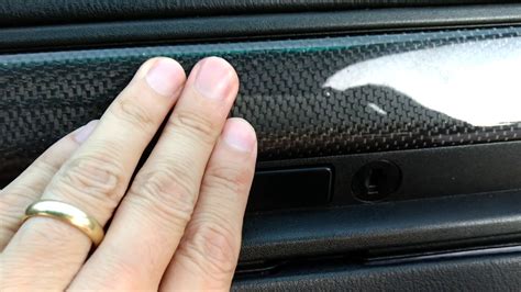 It might take some time to get to where you want to be but it is worth it. BMW e36 carbon fiber lip glove box - YouTube