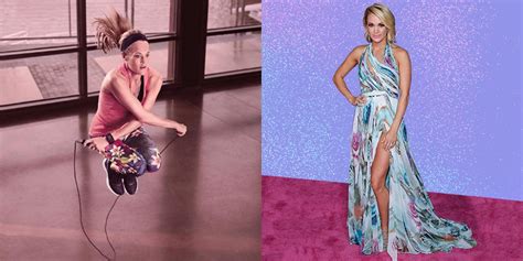 Carrie Underwood Workout Carrie Underwoods Trainer Shares A Calorie