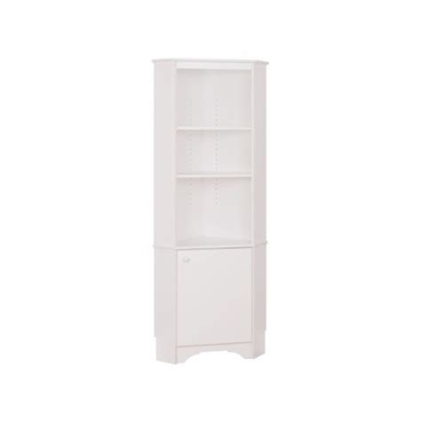 Tall Corner Storage Cabinet In Elite White Prepac 1 Kroger