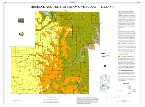 Dnr Water Aquifer Systems Maps 74 A And 74 B Unconsolidated And