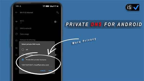 *enter dns.google as the hostname of the dns provider. How To Setup Private DNS On Any Android Device - YouTube