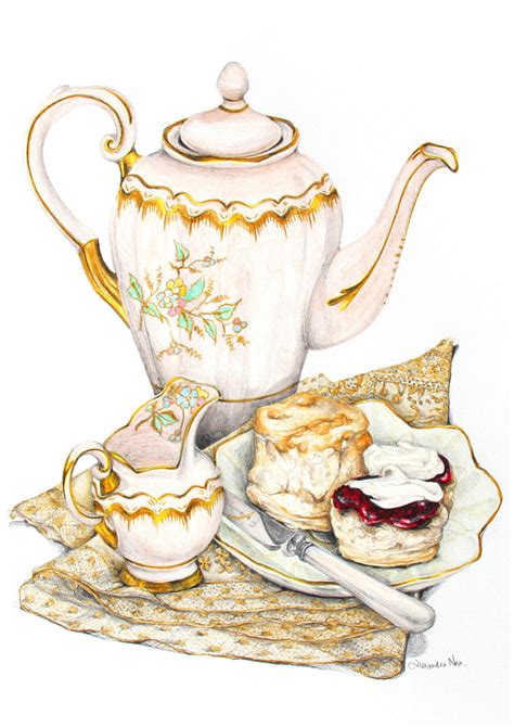 Classic Scones Alexandra Nea Tea Tea Pots Tea Art