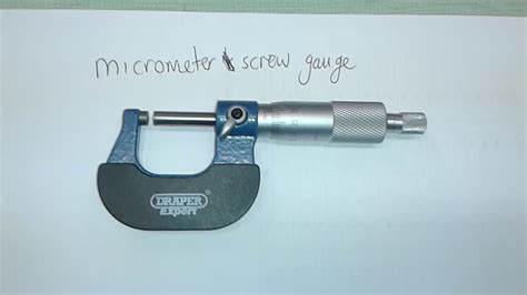 Vernier Caliper And Screw Gauge - Micrometer screw gauge, Vernier Calipers and Ruler IGCSE Physics - YouTube