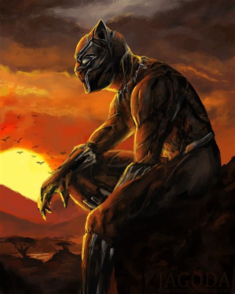 Black Panther Jakub Jagoda Black Panther Marvel Black Panther Art