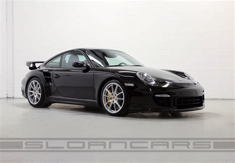 2009 Porsche 997 Gt2 Blackblack 13503 Miles Sloan Motor Cars