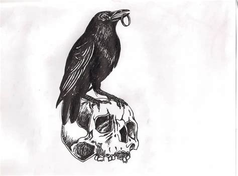 Cool Crow Tattoo Design Crow Dreamcatcher Tattoo Design Crow Crow