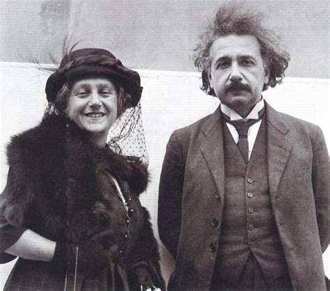 Albert Einstein And Else His Cousin He Would Later Marry 1921
