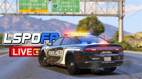 Gta 5 Lspdfr Live 🔴 New San Andreas State Police Mini Pack Youtube