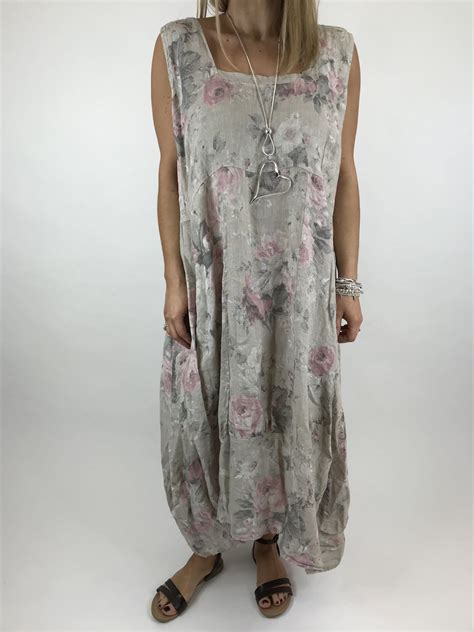 We did not find results for: Lagenlook Emily Square neck linen Flower Print Dress in ...