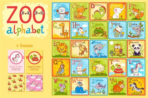 Each page challenges young children to find animals who's names begin with the featured . Zoo Alphabet. Alphabet "Animals" | Custom-Designed ...