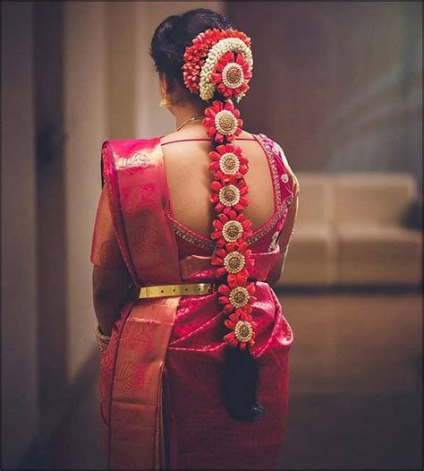 Beautiful South Indian Bridal Hairstyles #BridalHairstyle | Bride hair accessories, Indian ...