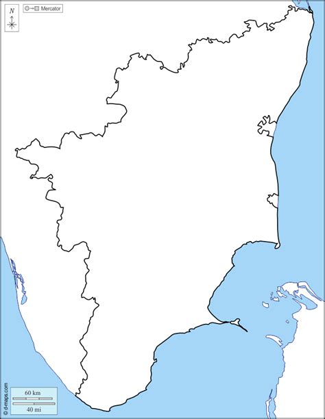 Tamil nadu map, satellie view. Tamil Nadu free map, free blank map, free outline map ...