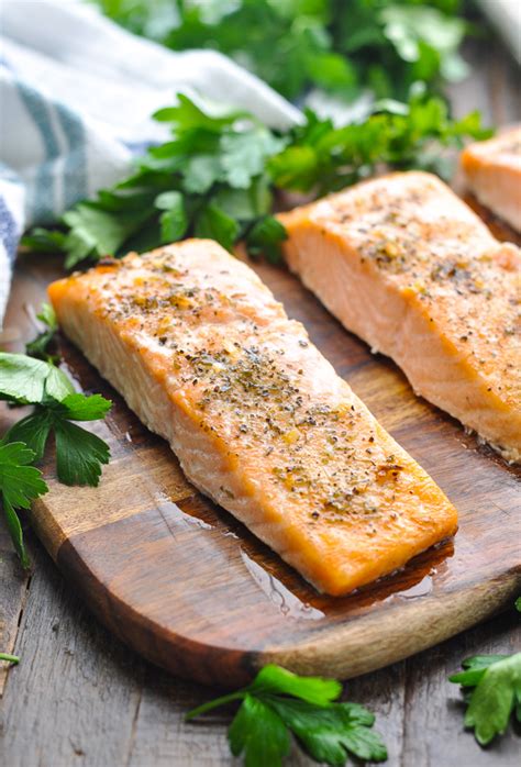 Crisp On The Outside And Tender And Buttery On The Inside This Baked Salmon Fillet Is The