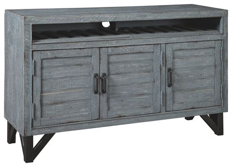 Ashley Furniture Jainworth Antique Blue Accent Cabinet Ez