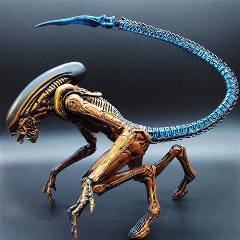 Купить с кэшбэком Xenomorph Figure Neca Toy Aliens Blue Alien Xenomorph