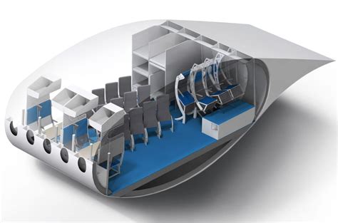 Tu Delft Reveals Cabin Design For Flying V Concept Aircraft Apex