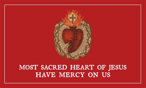 Sacred Heart Flag Angelus Press