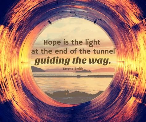Hope Is Light At The End Of The Tunnel Templates Stencil