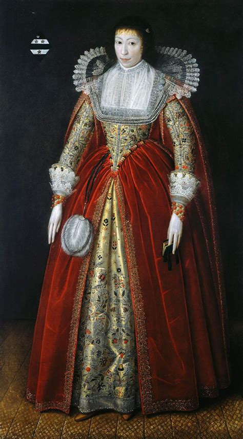English School C1620 Jeanne De Bourdeille D1596 With One Of Her