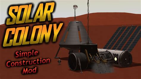 Solar Colony Kerbal Space Program Youtube