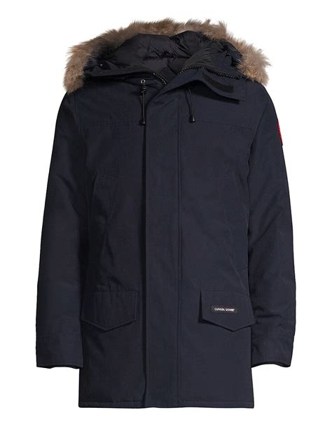 Buy Canada Goose Men S Langford Slim Fit Down Parka Admiral Blue At 23 Off Editorialist