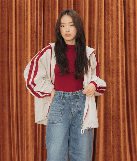 quietlabside stripe zip up jacket mixxmix korean fashion korean fashion trends korean outfits