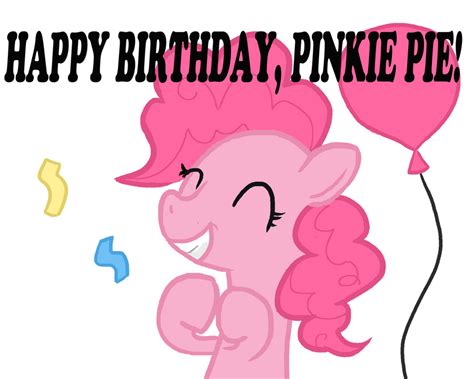 Happy Birthday Pinkie Pie By Cushies On Deviantart