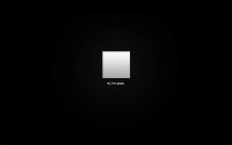 Wallpaper White Black Background Minimalism Logo Pixels Square