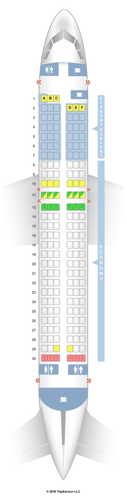 Seatguru Seat Map Alitalia Airbus A One Class