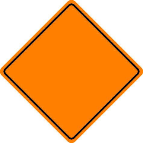 Blank Road Sign Clipart Free Clip Art Road Signs Construction Signs Images