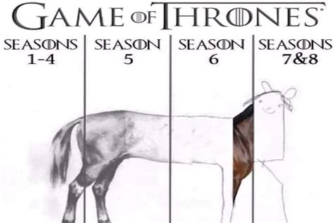 Poorly Drawn Horse Meme Game Of Thrones