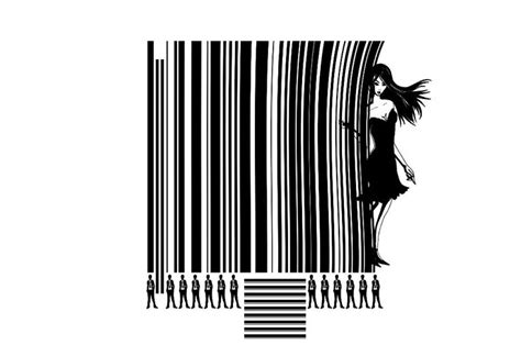 Sexy Lady Behind A Barcode Assorted Barcodes Pinterest Sexy