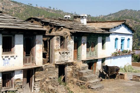 Kumaon Village Houses The Indian Himalayas Original Travel