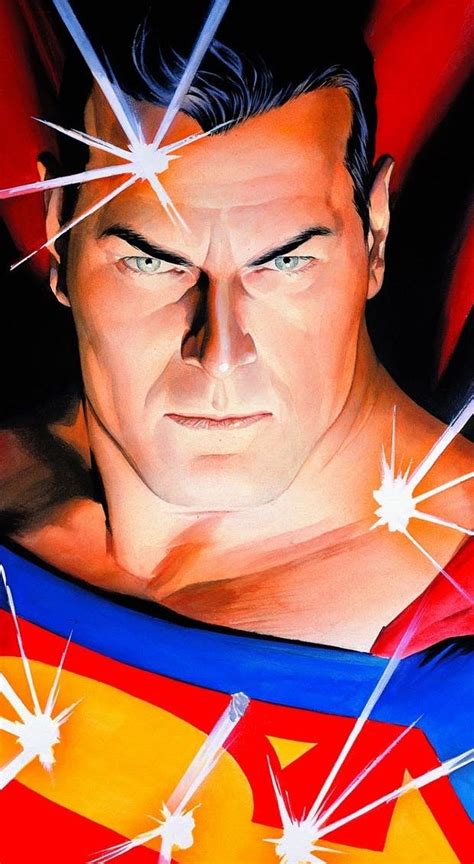Superman Art By Alex Ross Comic Book Artists Comic Book Heroes Comic