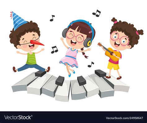 Children Music Royalty Free Vector Image Vectorstock