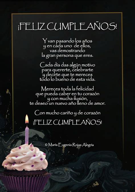 Compartir 70 Imagen Poemas Para Cumpleaños Cortos Viaterramx