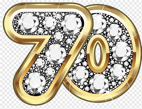 70 Jahre Goldene Erde 70 70 Jähriges Jubiläum 70 Clipart Png Pngwing