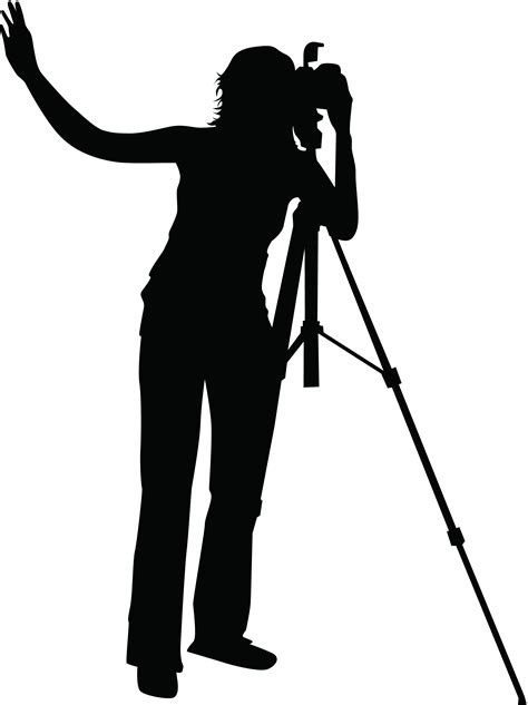 Photography Photographer Camera Operator Silhouette Png Download 28713840 Free